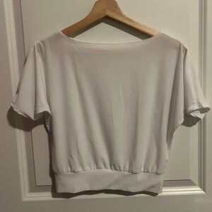 Girls White Blousy Top